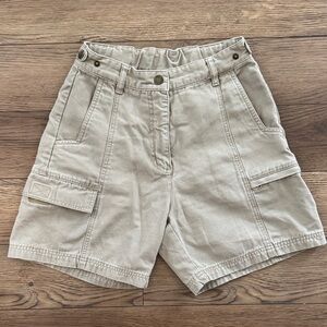 Woolrich Beige Cargo Shorts for Women